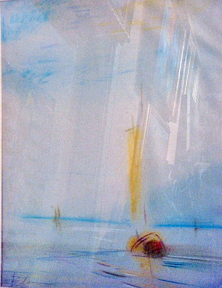 Картина Морской пейзаж  Валентин Хрущ  1980-е годы